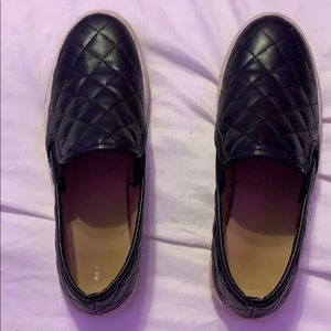 Black slip on shoes